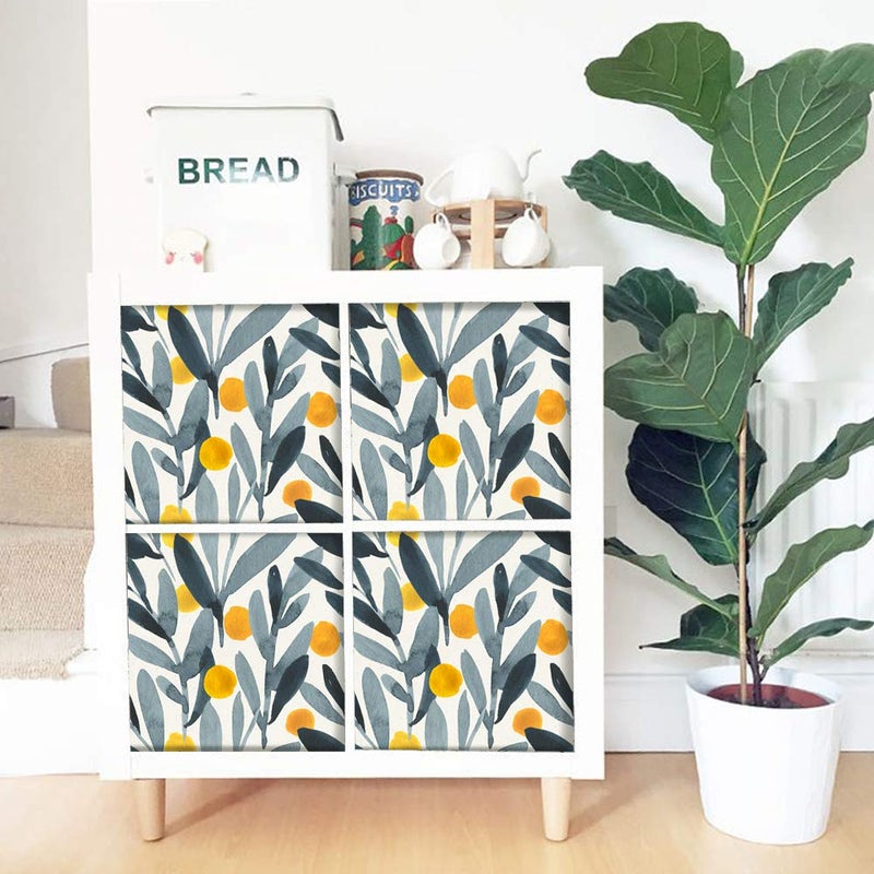 Alwayspon Self-Adhesive Dresser Sticker, Peel and Stick Furniture Skin, Removable Shelf Unit Decals Sticker (005, Expedit/Kallax) - Image 1